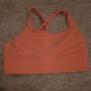 Lululemon Long Line Ribbed Sports Bra, Size 10